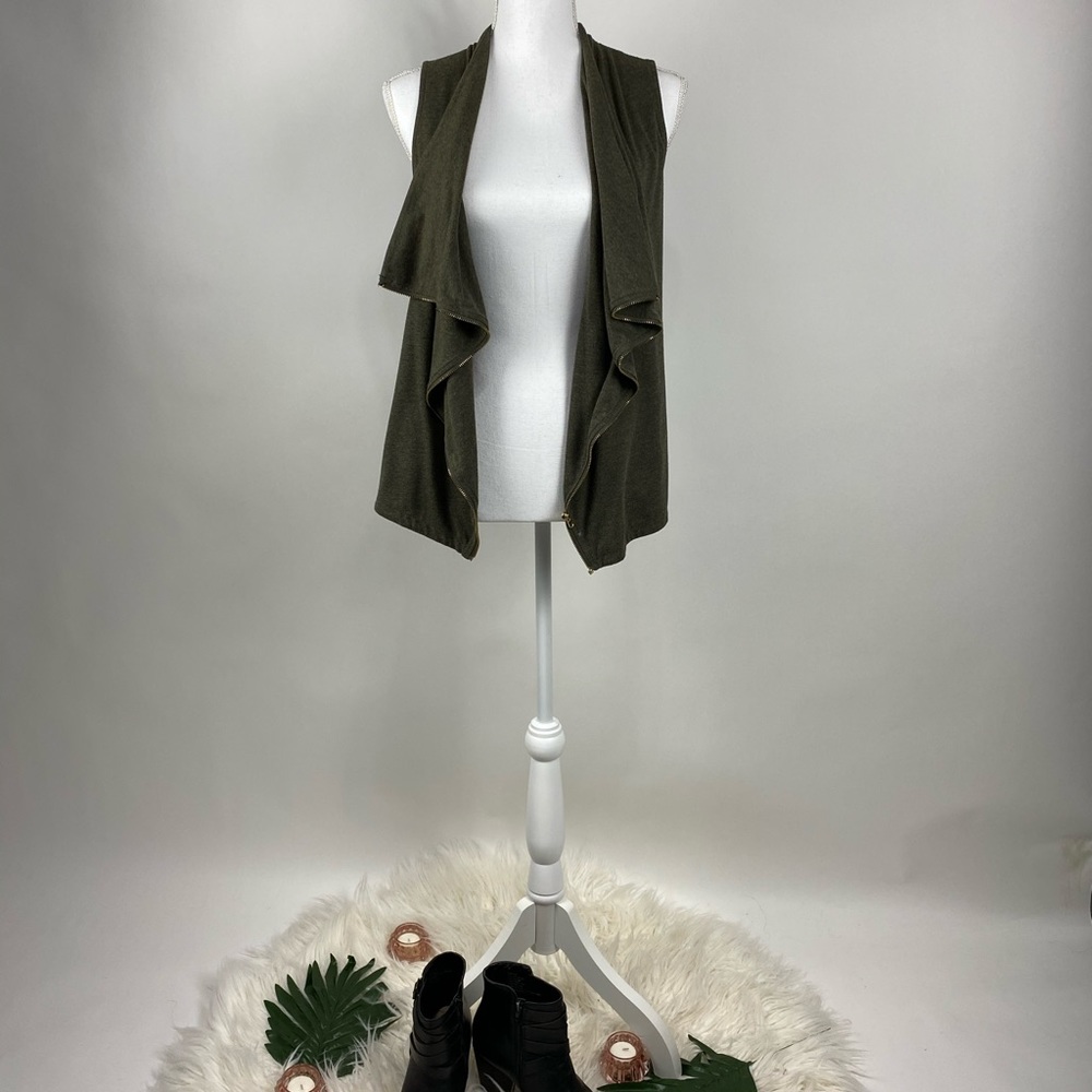 🌿J. Crew Zipper Flow Vest